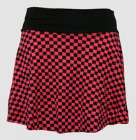 Check big black-D pink cute & dangerous mini skirt