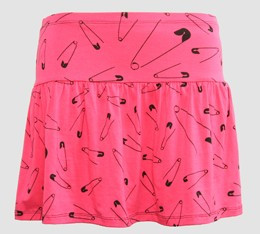 Safety pin pink cute & dangerous mini skirt