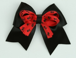Skull black / bed-black skull cute clean