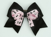 Skull black / L pink-black skull cute clean