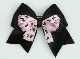 Skull black / L pink-black skull cute clean