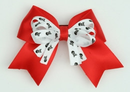 Skull red/ white-black skull cute clean