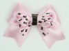 Skull L pink / L pink-black skull cute clean