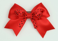 Dot red / red-black dot cute clean