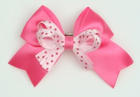 Dot D pink / L pink-D pink Dot cute clean