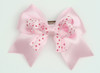 Dot L pink / L pink-D pink dot cute clean