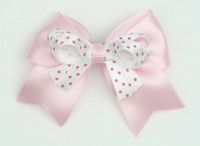 Dot L Pink / White-Pink Dot Cute Clean