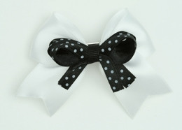 Dot white / black-white dot cute clean