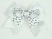 Dot white / white-black dot cute clean