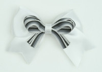 Stripe white-black stripe cute clean