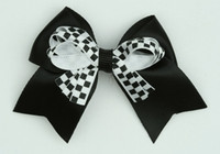 Check black / black-white check cute clean