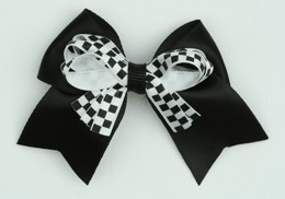 Check black / black-white check cute clean