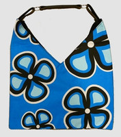 Flower blue V bag Bag