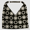 Double dot black V bag Bag