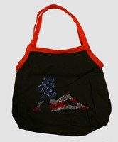 Girl diamond hand bag bag