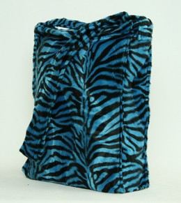 Zebra blue LV large fluffy bag