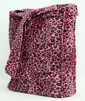 Leopard pink LV large fluffy bag