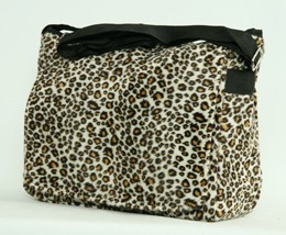 Leopard brown LH large fluffy bag