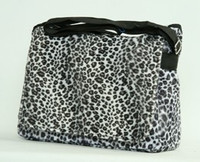 Leopard white LH large fluffy bag