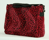 Leopard red LH large fluffy bag