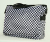 Check white LH large fluffy bag