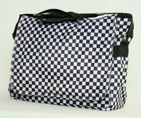 Check white LH large fluffy bag