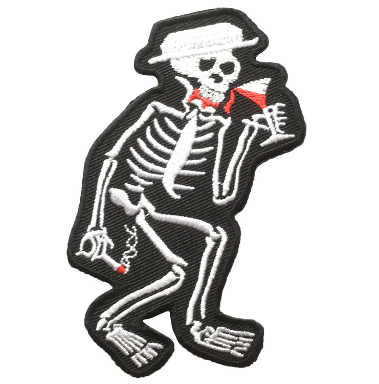 Drunk skelet skull big