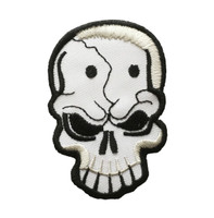 Skull white dots skull big