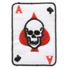 Poker skull white skull big