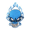 Skull blue skull big