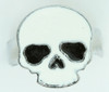 Skull plain white skull ring