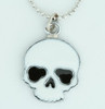 Skull plain white skull necklace