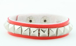 Square red studs small stud