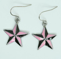 Star black-pink star pendant