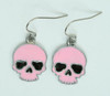 Skull plain pink skull pendant