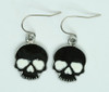 Skull plain black skull pendant