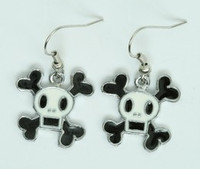 Square white skull pendant