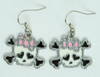Cute Sk bone white-pink skull pendant