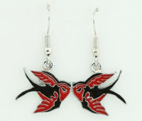 Swalluw cute red animal pendant