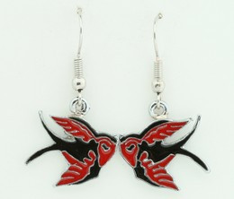 Swalluw cute red animal pendant