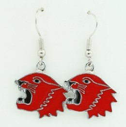 Panther red animal pendant