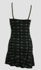 Back - SP swallow black-grey spaghetti dress