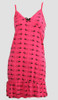 Front - SP swalluw pink spaghetti dress