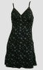 Front - Stars Black-Grey Spaghetti Dress
