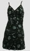 Front - Diva black-grey spaghetti dress