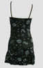 Back - Diva black-grey spaghetti dress