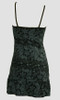 Back - SP punk flower black-grey spaghetti dress