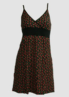 Front - SP cherry small spaghetti dress
