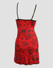 Back - SP diva red spaghetti dress