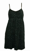 Front - SE leopard grey spaghetti dress